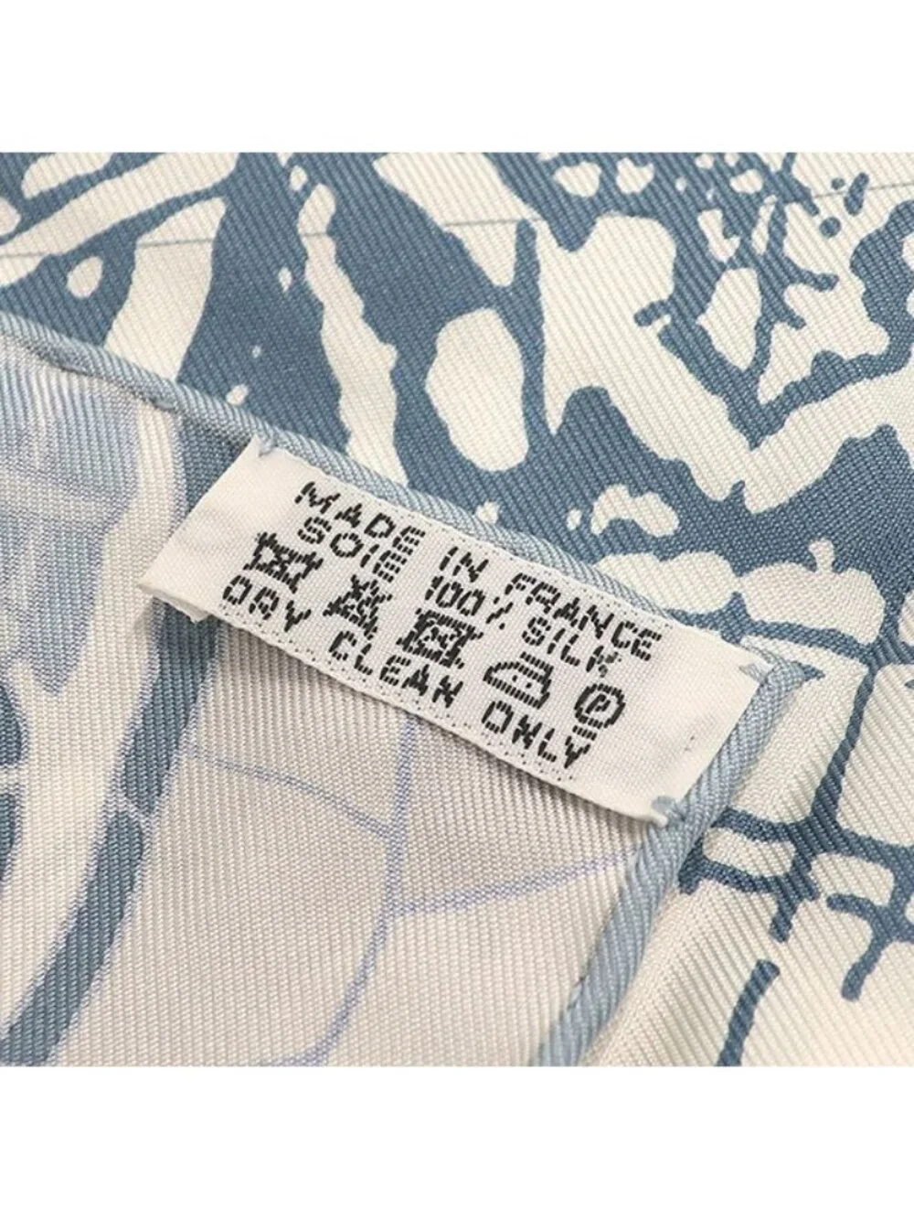 Hermes Scarf Carre 90 Silk Blue Multicolor le Voyage
